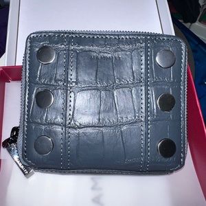 NWT Hammitt 5 North Croco wallet